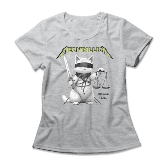 Camiseta Studio Geek Meowtallica Feminino