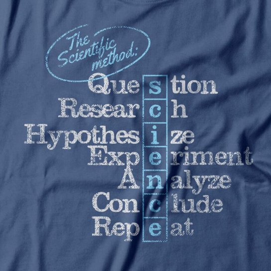 Camiseta Studio Geek Método Científico Feminino