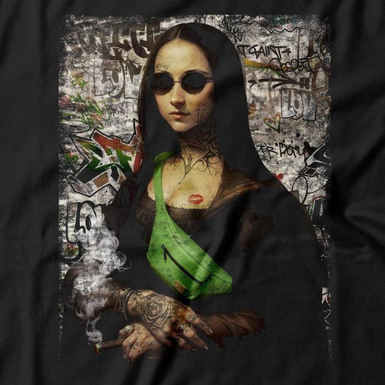 Camiseta Studio Geek Monalisa Swag Masculino