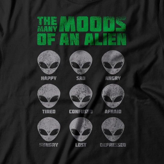 Camiseta Studio Geek Moods Of An Alien Feminino