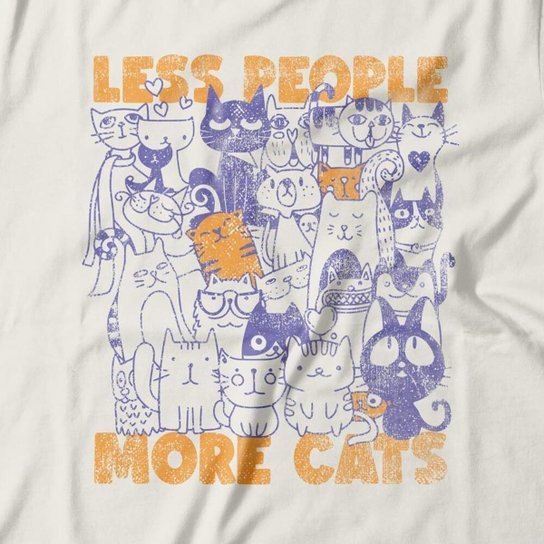 Camiseta Studio Geek More Cats Masculino