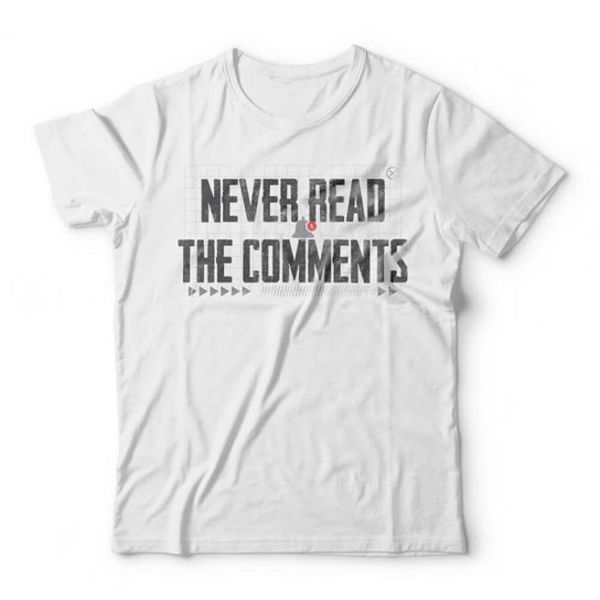 Camiseta Studio Geek Never Read The Comments Masculino