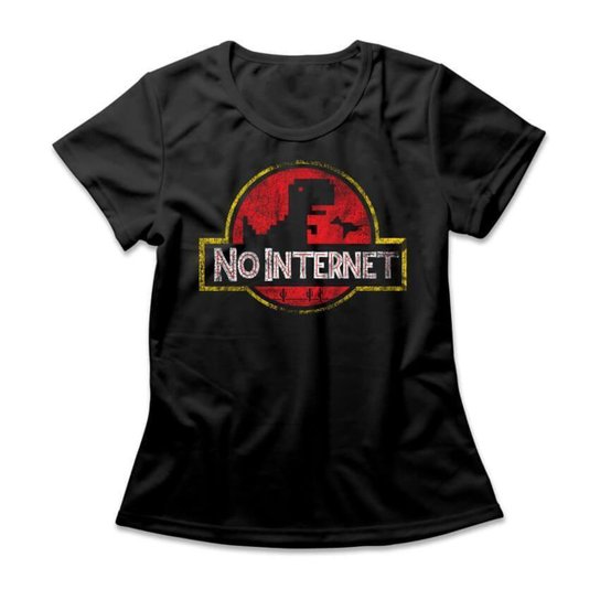 Camiseta Studio Geek No Internet Feminino