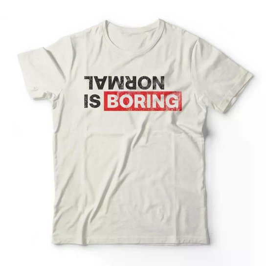 Camiseta Studio Geek Normal Is Boring Masculino