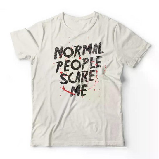 Camiseta Studio Geek Normal People Scare Me Masculino