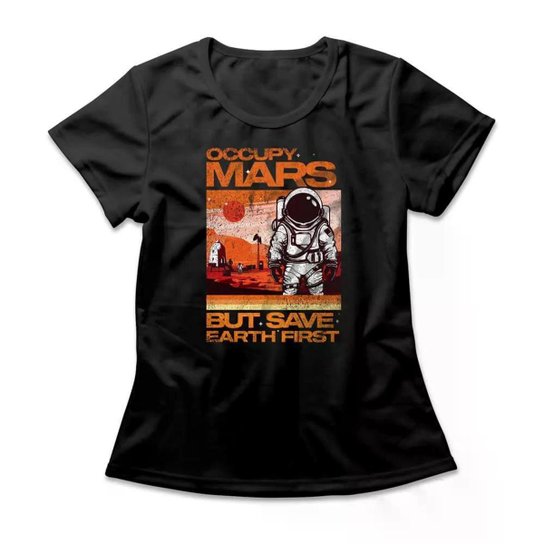 Camiseta Studio Geek Occupy Mars Feminino