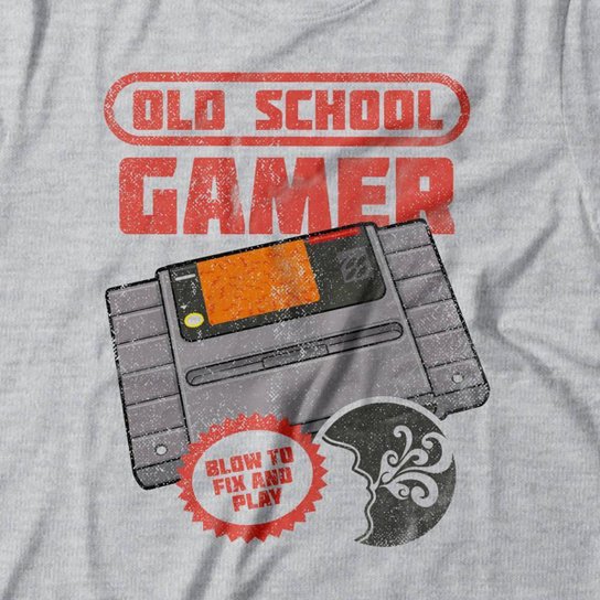 Camiseta Studio Geek Old Gamer Feminino