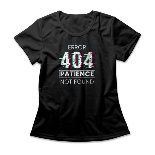 Camiseta Studio Geek Patience Not Found Feminino