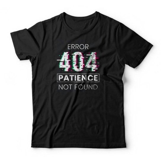 Camiseta Studio Geek Patience Not Found Masculino