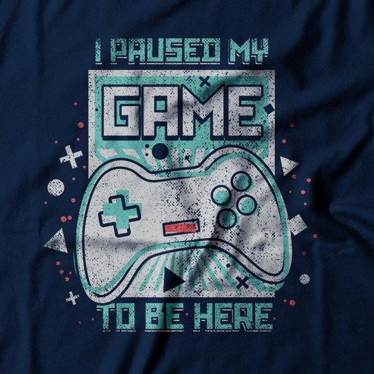 Camiseta Studio Geek Paused My Game Masculino