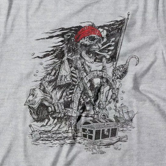 Camiseta Studio Geek Pirate Life Masculino