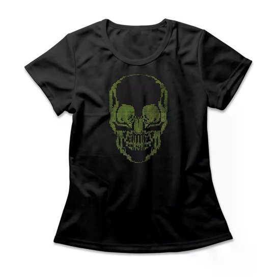 Camiseta Studio Geek Pixel Skull Feminino