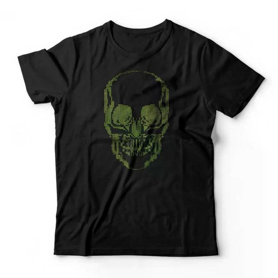 Camiseta Studio Geek Pixel Skull Masculino