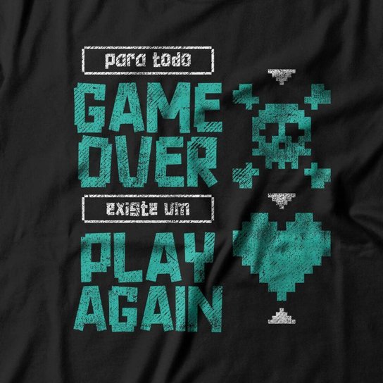 Camiseta Studio Geek Play Again Feminino