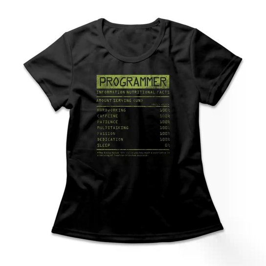 Camiseta Studio Geek Programmer Facts Feminino