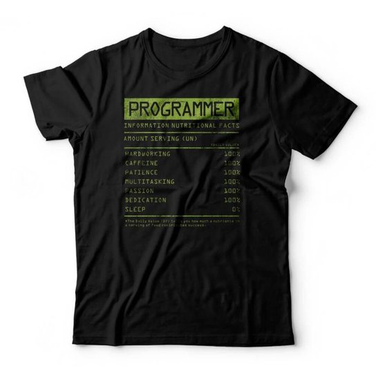 Camiseta Studio Geek Programmer Facts Masculino