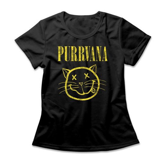 Camiseta Studio Geek Purrvana Feminino