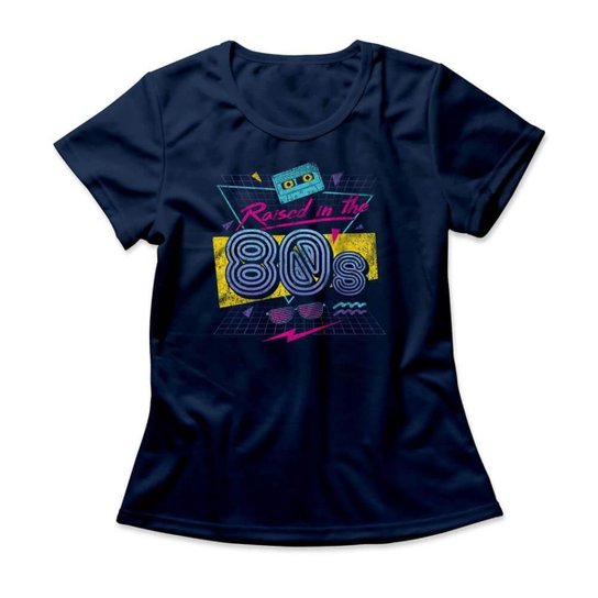Camiseta Studio Geek Raised In The 80's Feminino