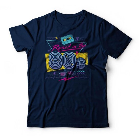 Camiseta Studio Geek Raised In The 80's Masculino