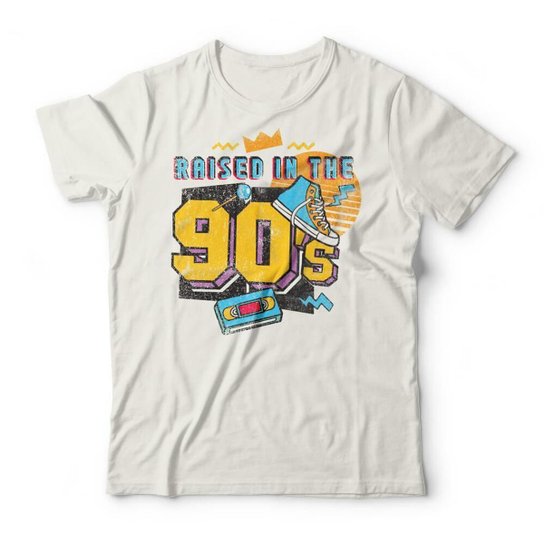 Camiseta Studio Geek Raised In The 90's Masculino