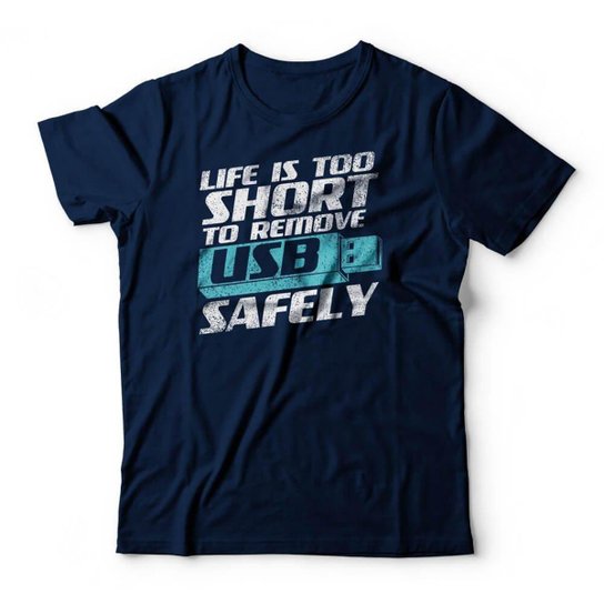 Camiseta Studio Geek Remove USB Safely Masculino