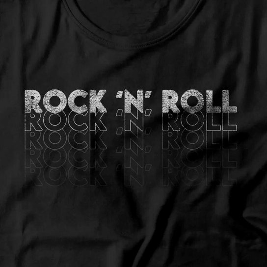 Camiseta Studio Geek Rock 'N' Roll Music Feminino