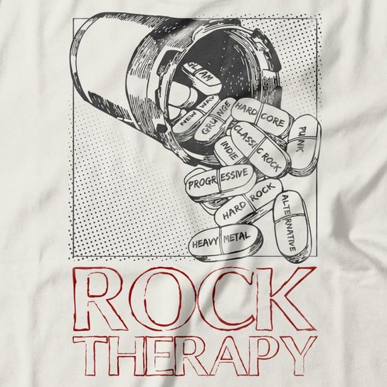 Camiseta Studio Geek Rock Therapy Feminino