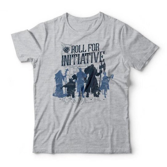 Camiseta Studio Geek Roll For Initiative Unissex