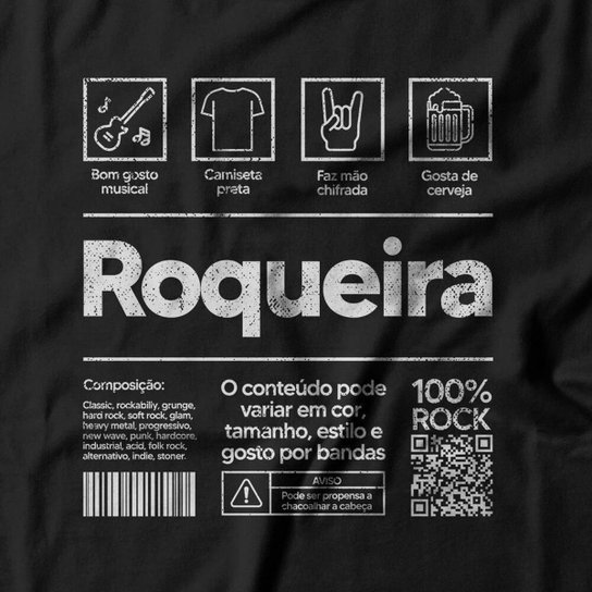 Camiseta Studio Geek Roqueira Feminino
