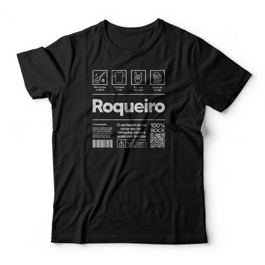Camiseta Studio Geek Roqueiro Masculino