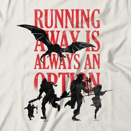 Camiseta Studio Geek Running Away Unissex