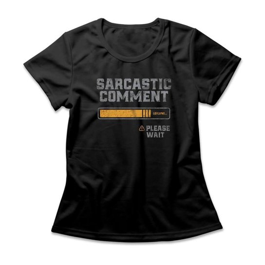 Camiseta Studio Geek Sarcastic Comment Feminino