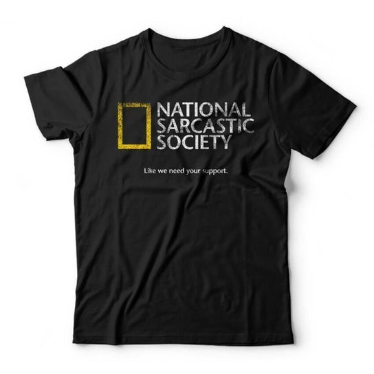 Camiseta Studio Geek Sarcastic Society Unissex