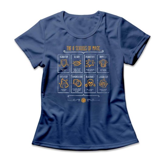Camiseta Studio Geek Schools Of Magic Feminino