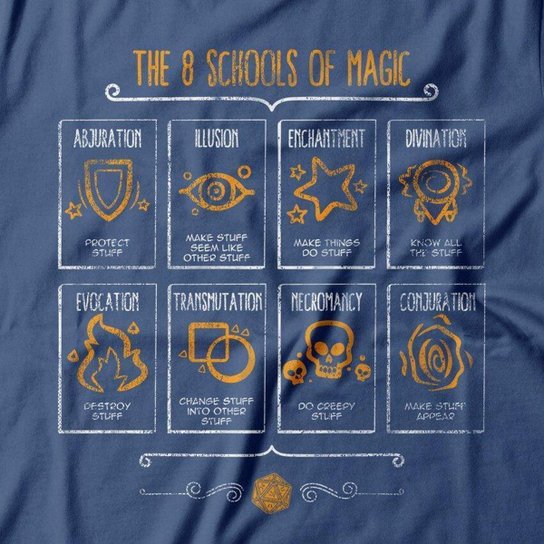 Camiseta Studio Geek Schools Of Magic Unissex