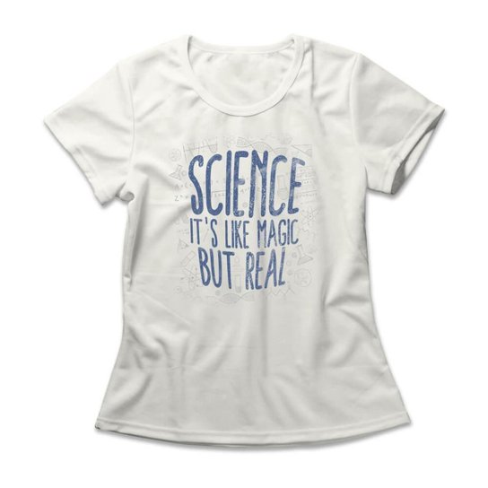 Camiseta Studio Geek Science It's Like Magic Feminino