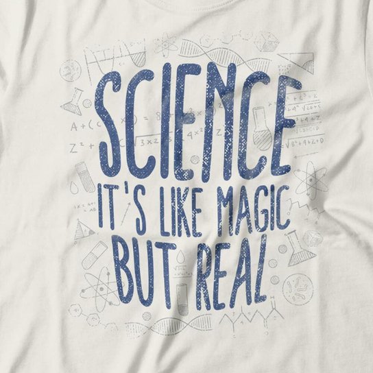 Camiseta Studio Geek Science It's Like Magic Feminino
