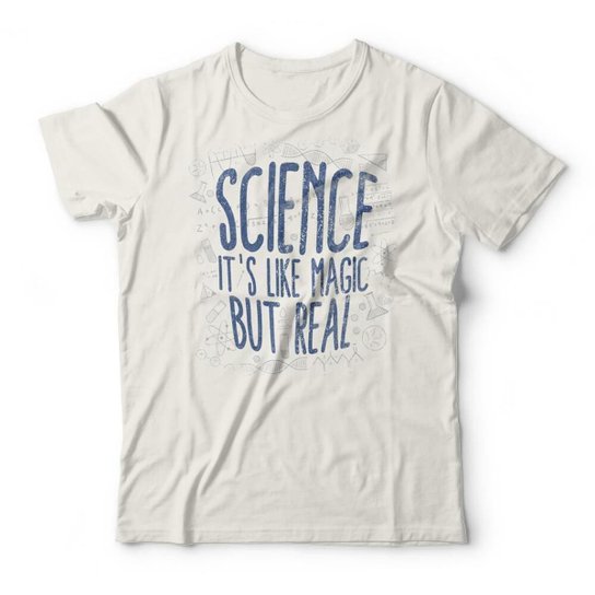 Camiseta Studio Geek Science It's Like Magic Masculino