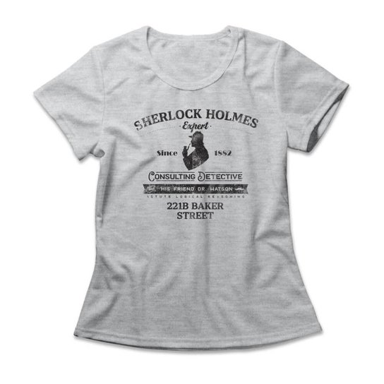 Camiseta Studio Geek Sherlock Holmes Feminino