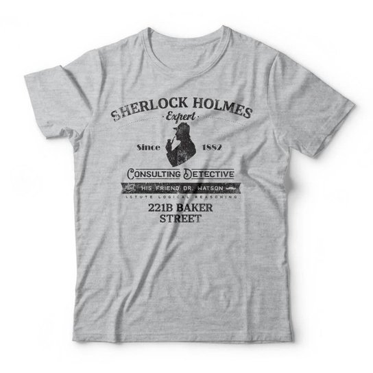 Camiseta Studio Geek Sherlock Holmes Masculino