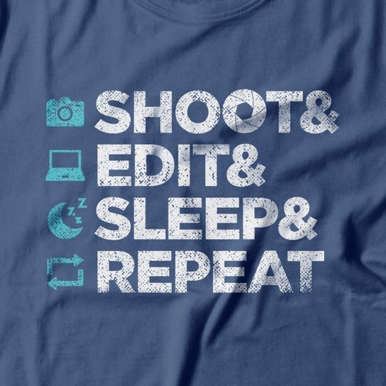 Camiseta Studio Geek Shoot Repeat Feminino
