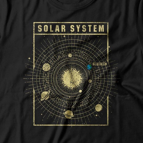 Camiseta Studio Geek Sistema Solar Feminino