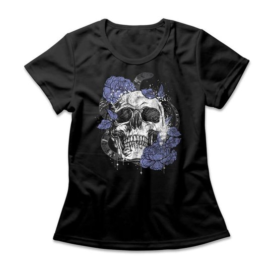 Camiseta Studio Geek Skull Nature Feminino