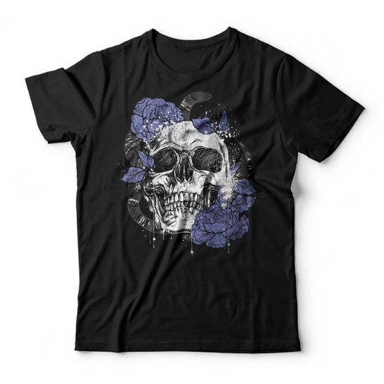 Camiseta Studio Geek Skull Nature Masculino
