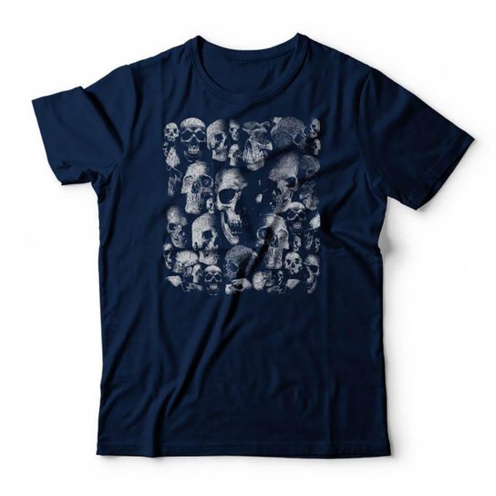 Camiseta Studio Geek Skull Pattern Masculino
