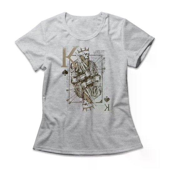 Camiseta Studio Geek Skull Playing Card Feminino