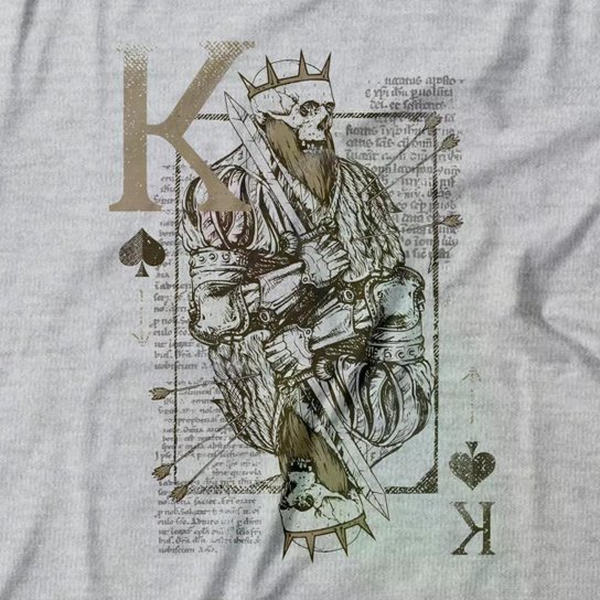 Camiseta Studio Geek Skull Playing Card Feminino