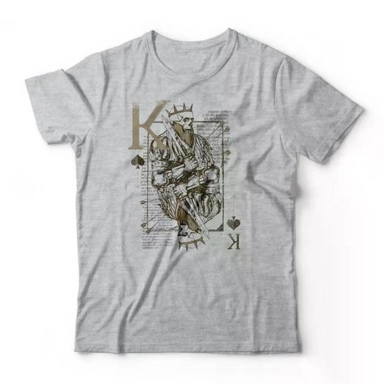 Camiseta Studio Geek Skull Playing Card Masculino