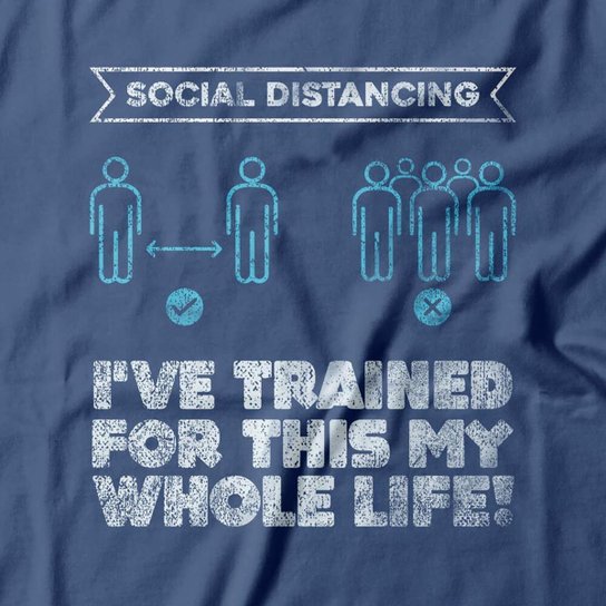 Camiseta Studio Geek Social Distancing Feminino