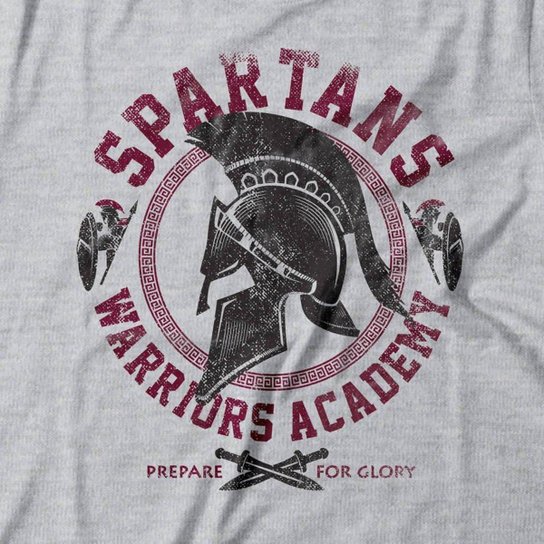 Camiseta Studio Geek Spartans Academy Masculino